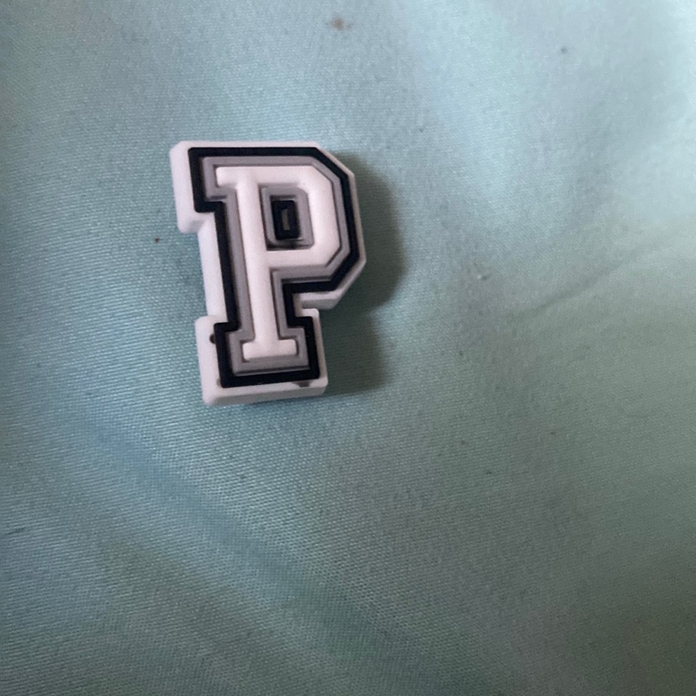 Letter P charm